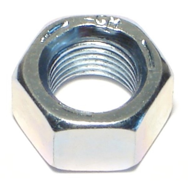 Midwest Fastener Hex Nut, 1/2"-20, Steel, Grade 5, Zinc Plated, 50 PK 06828